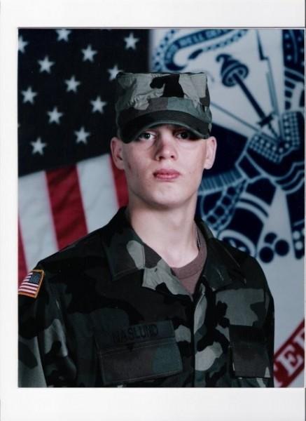 Dillion Naslund bravely served in the U.S. Army.