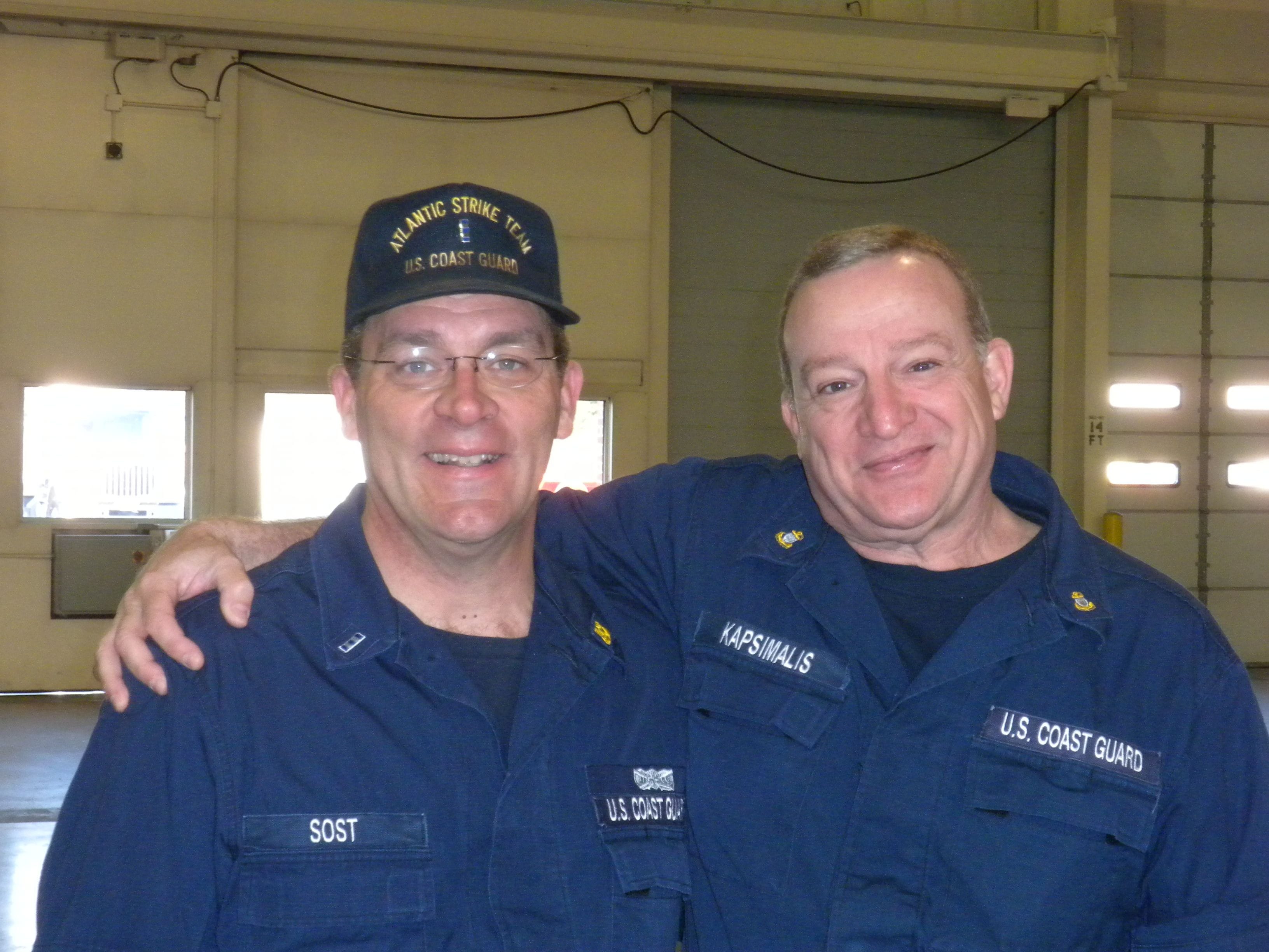 CWO Tom Sost & Chief John Kapsimalis USCG